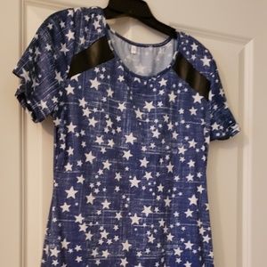 White star dress